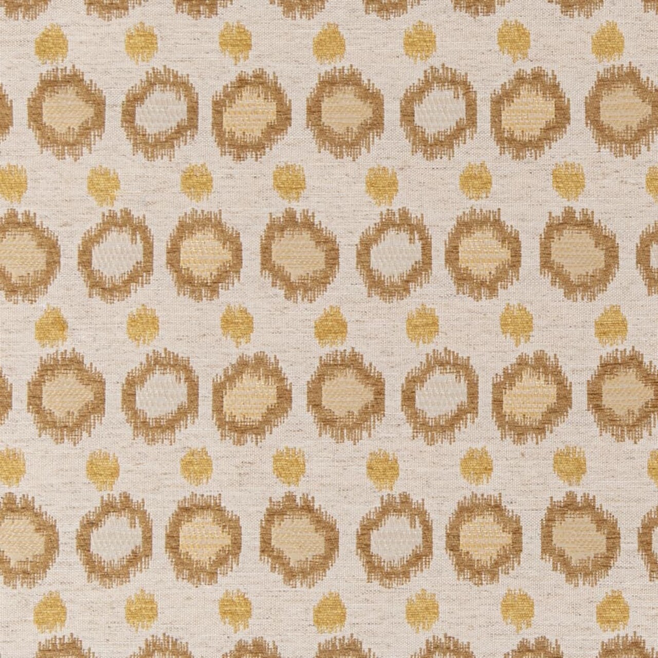Straw - Beige & Taupe,Gold & Yellow Abstract & Geometric Upholstery Fabric 54 Inches"